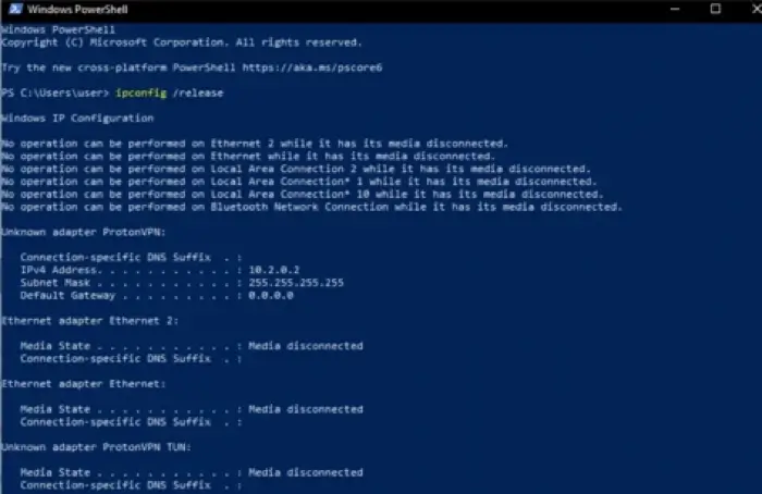 ipconfig release: wat doet dit Windows-commando precies?